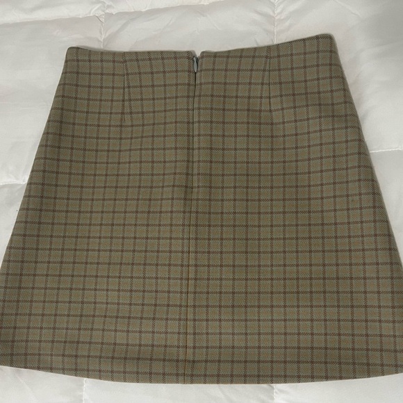 Wilfred Mini Skirt in Tan - Picture 2 of 3